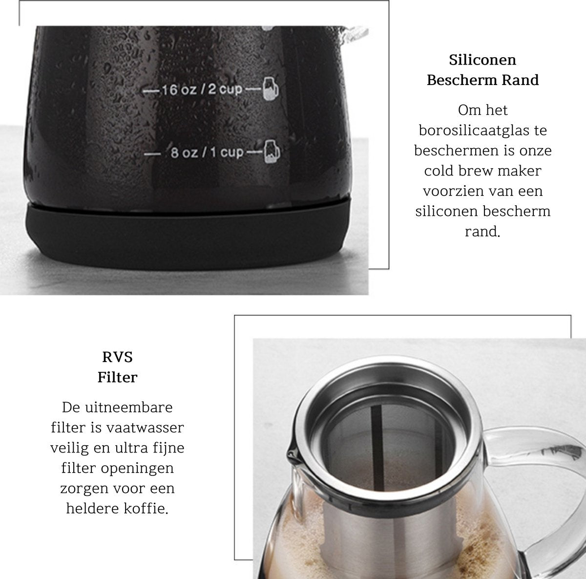 Cold Brew Koffie Maker 0.9L