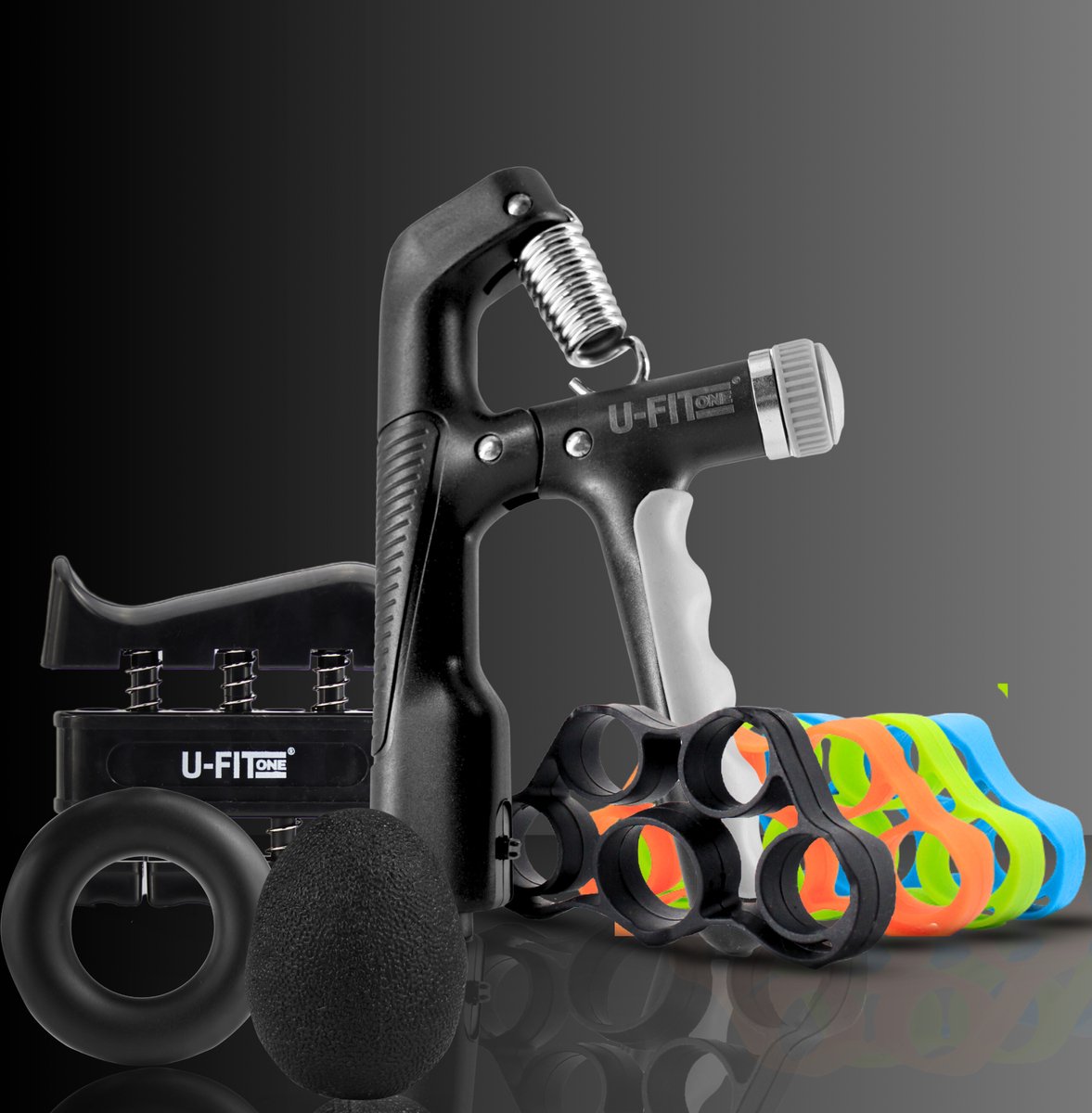 Teller Handtrainer 10KG tot 100KG 8 Delige Set