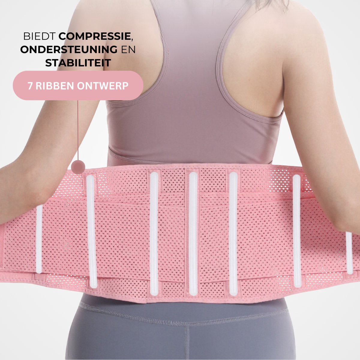Back Support - Rugbrace Roze