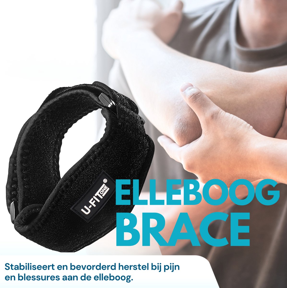 Elleboog Brace 1 Stuk Zwart