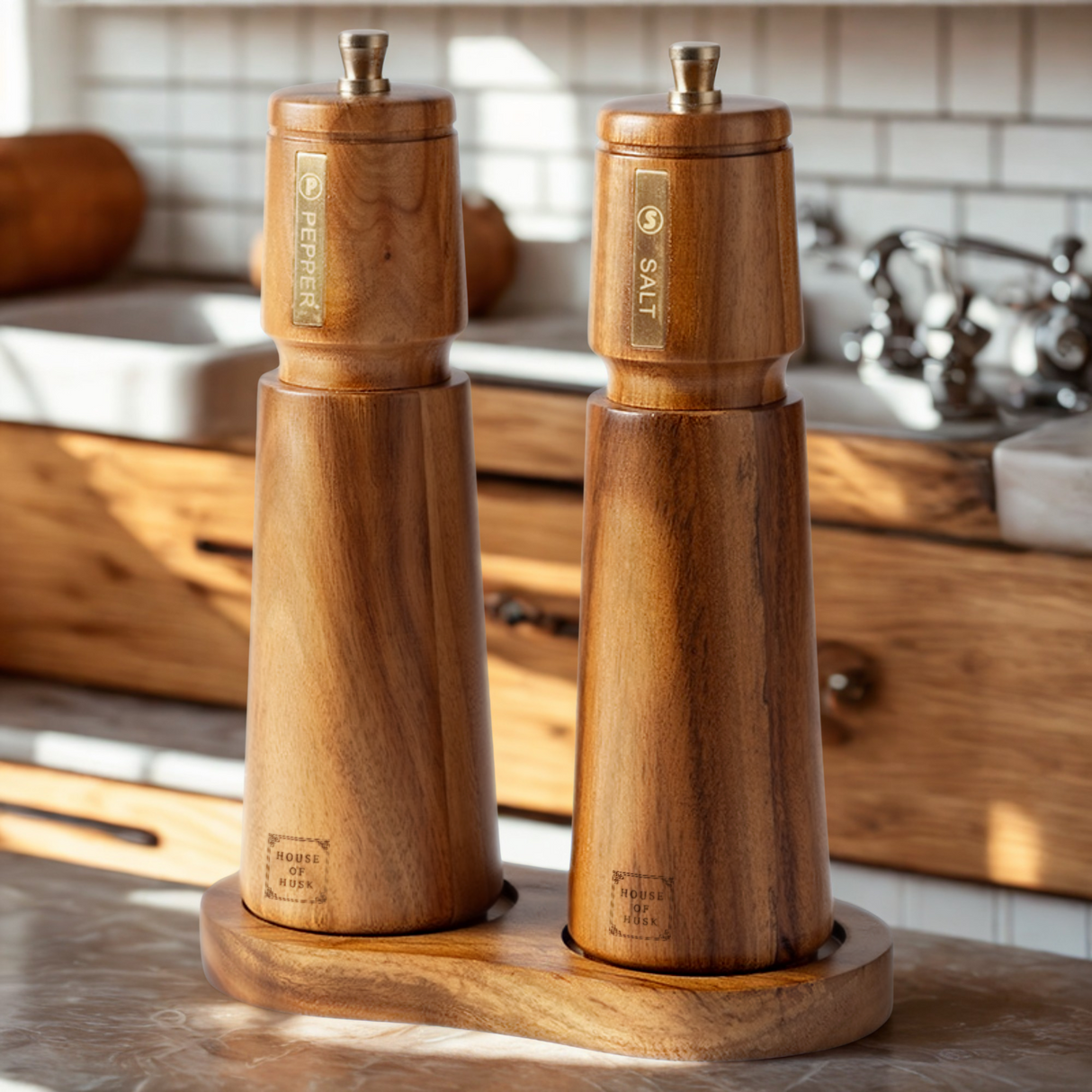 Peper- en Zoutmolen Gold Plate