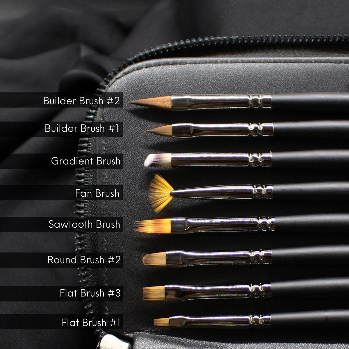 16 delige Nail Art Penselen Set