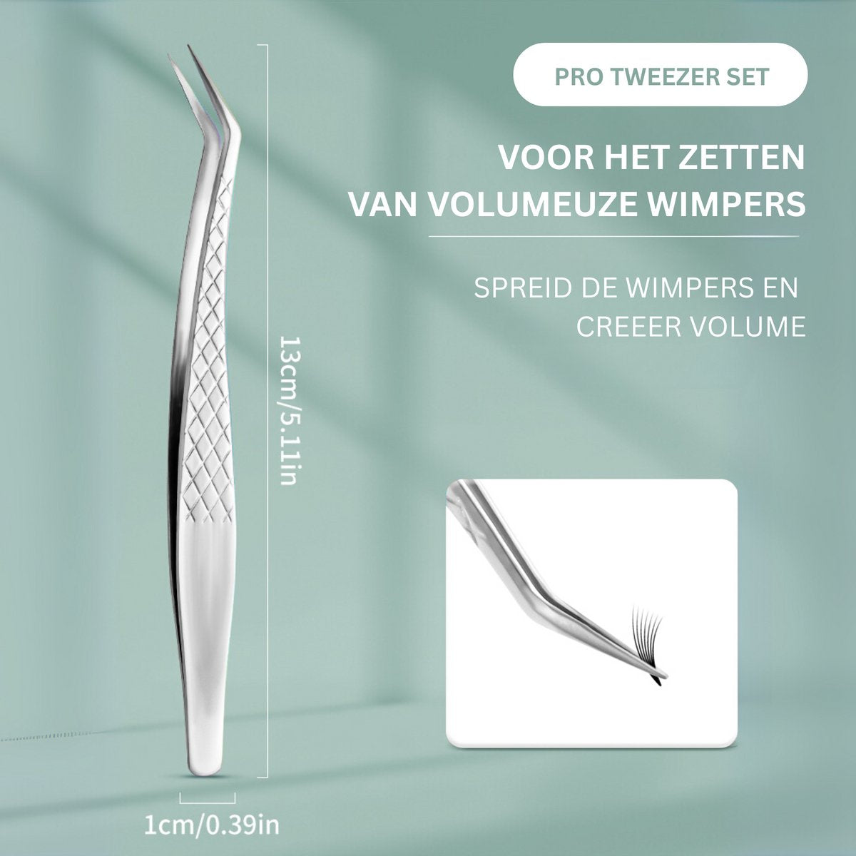 Wimperextension Pincet Set