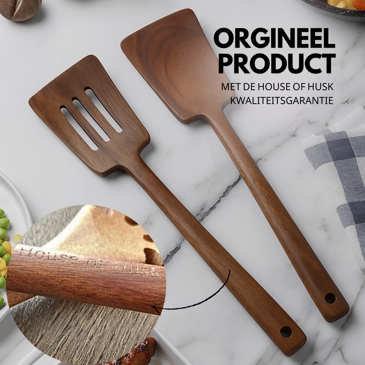 Houten Spatel Mix Set 34cm