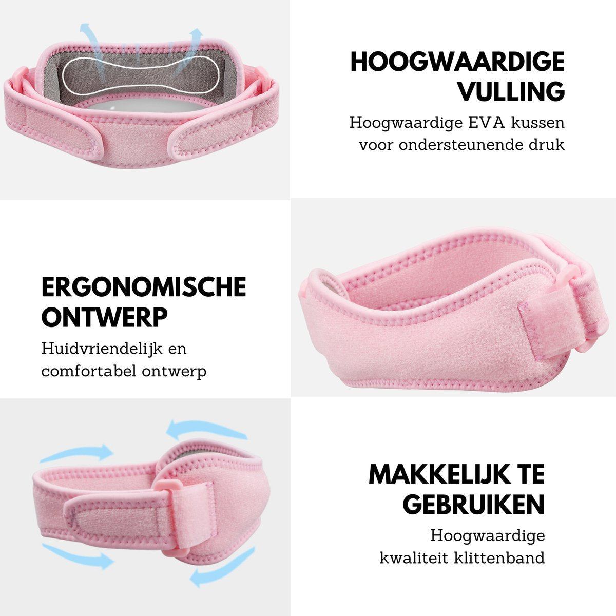 Patellaband Roze 1 Paar