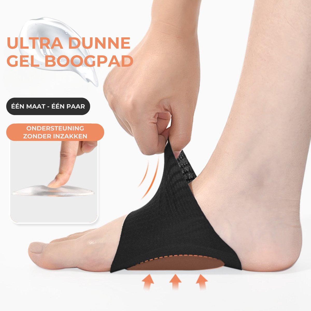 Voetboogbrace 2 Stuks Zwart