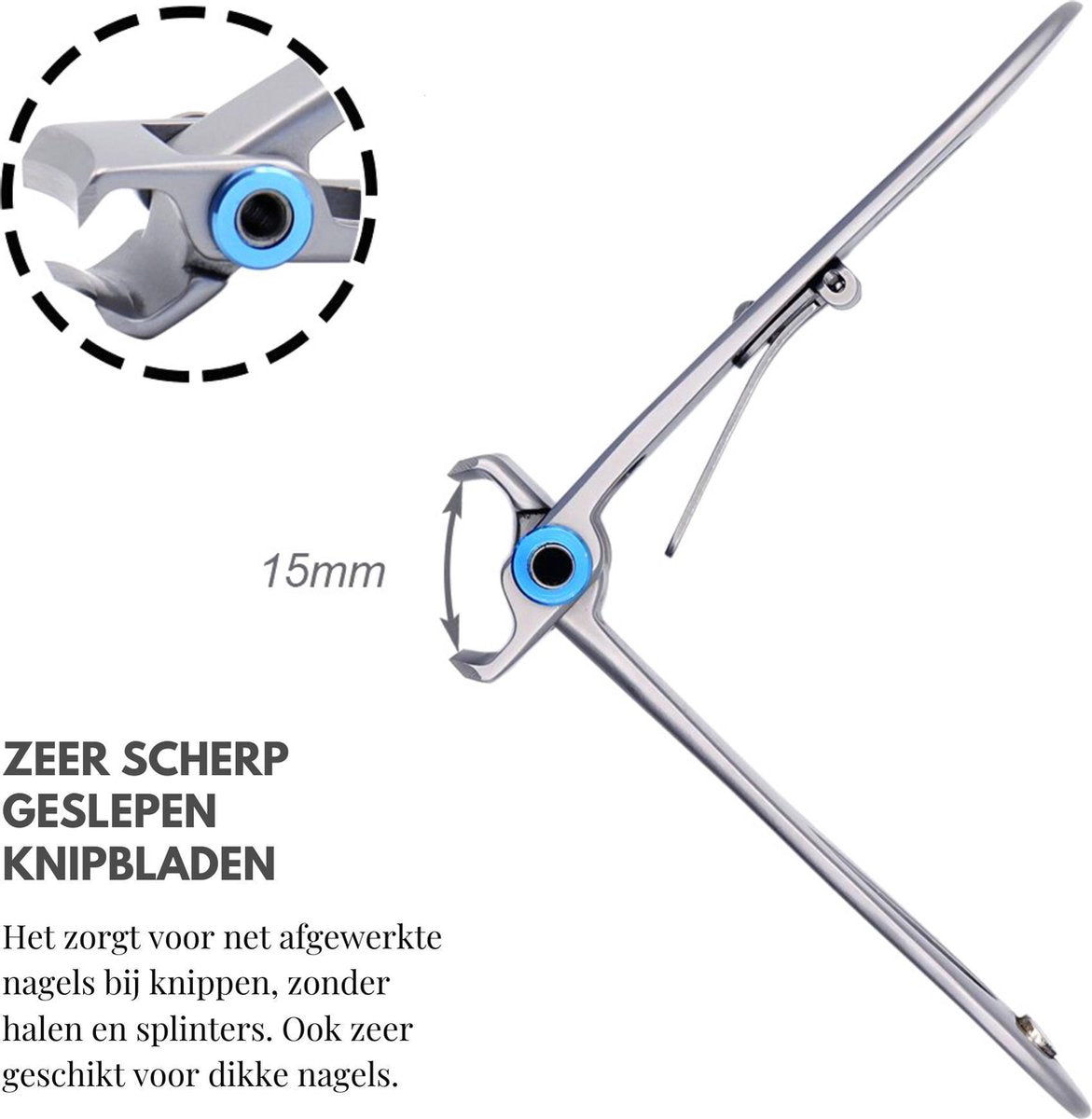 Nagelknipper Set Zilver