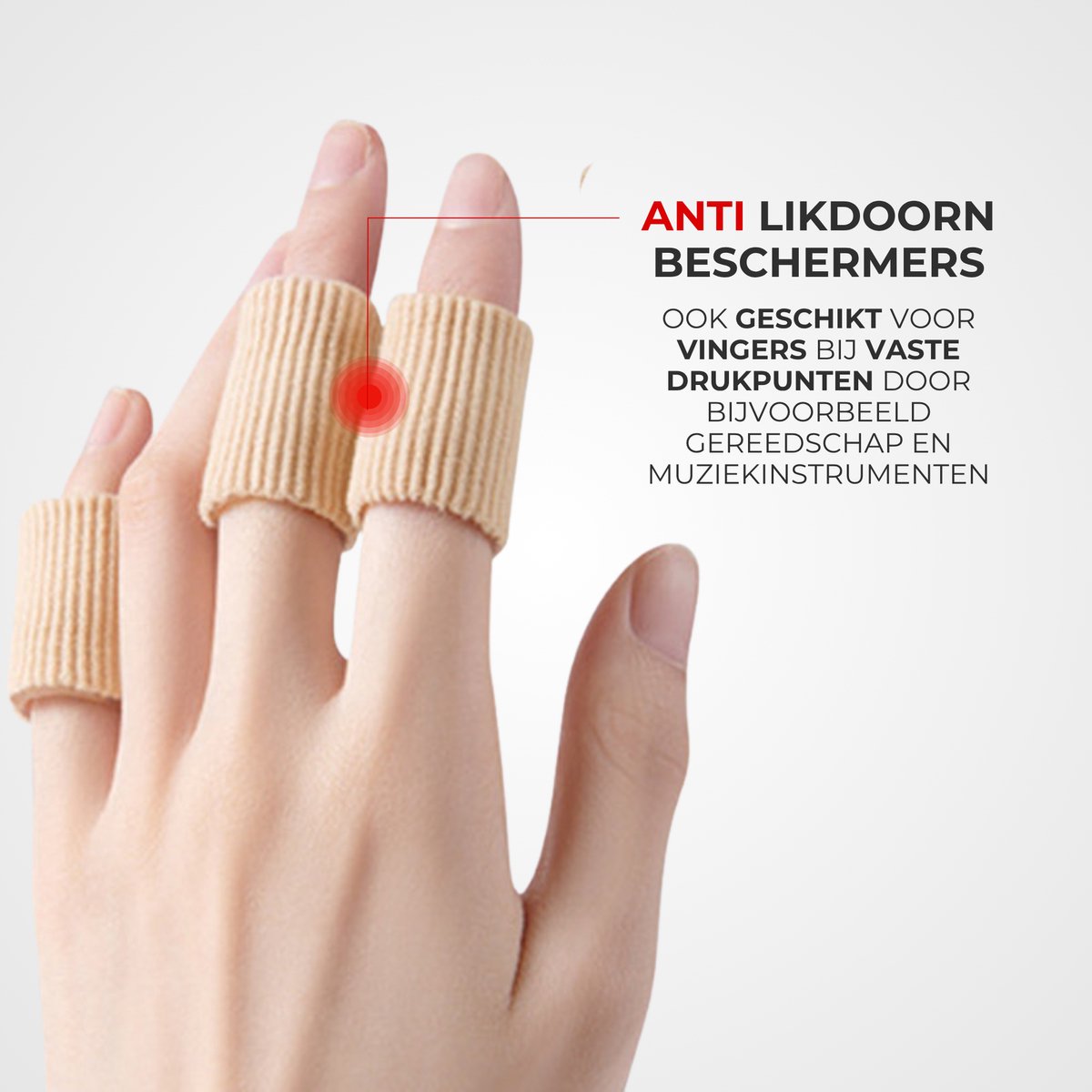 Teen en Vinger Likdoorn Beschermers 10 Stuks