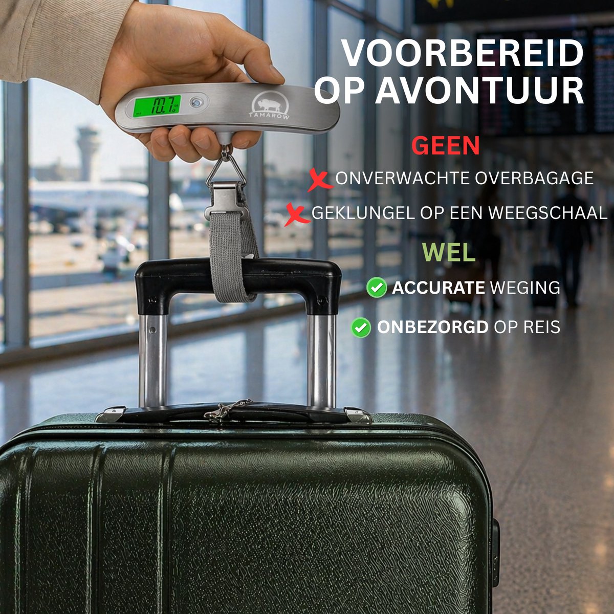 Digitale Bagageweegschaal met Strap