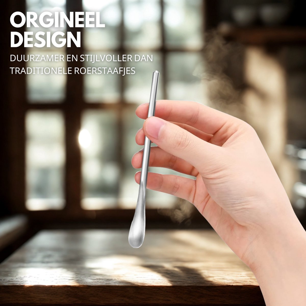 Matte Theelepels 13cm Zilver 12 Stuks