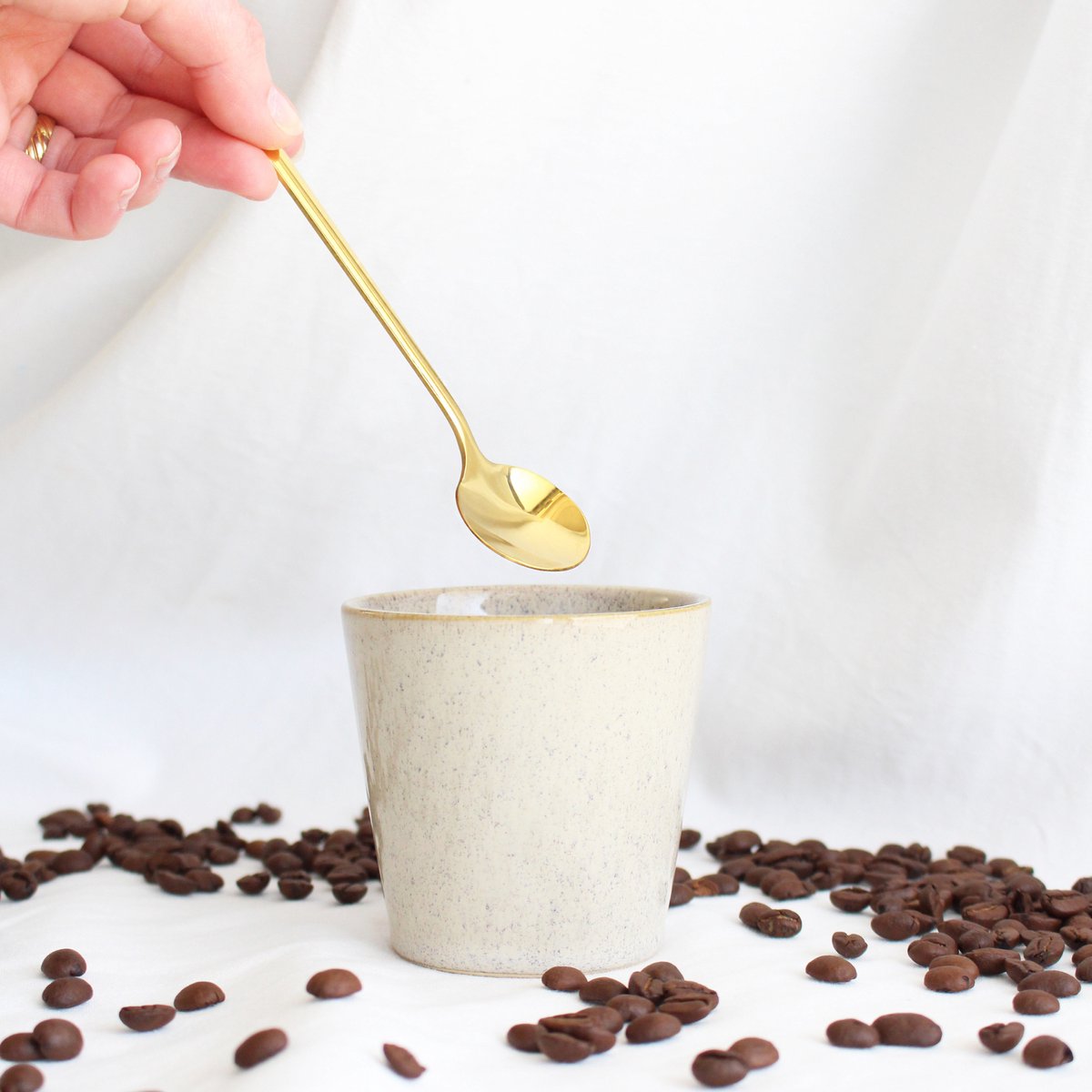 Theelepels 15cm Goud 6 Stuks