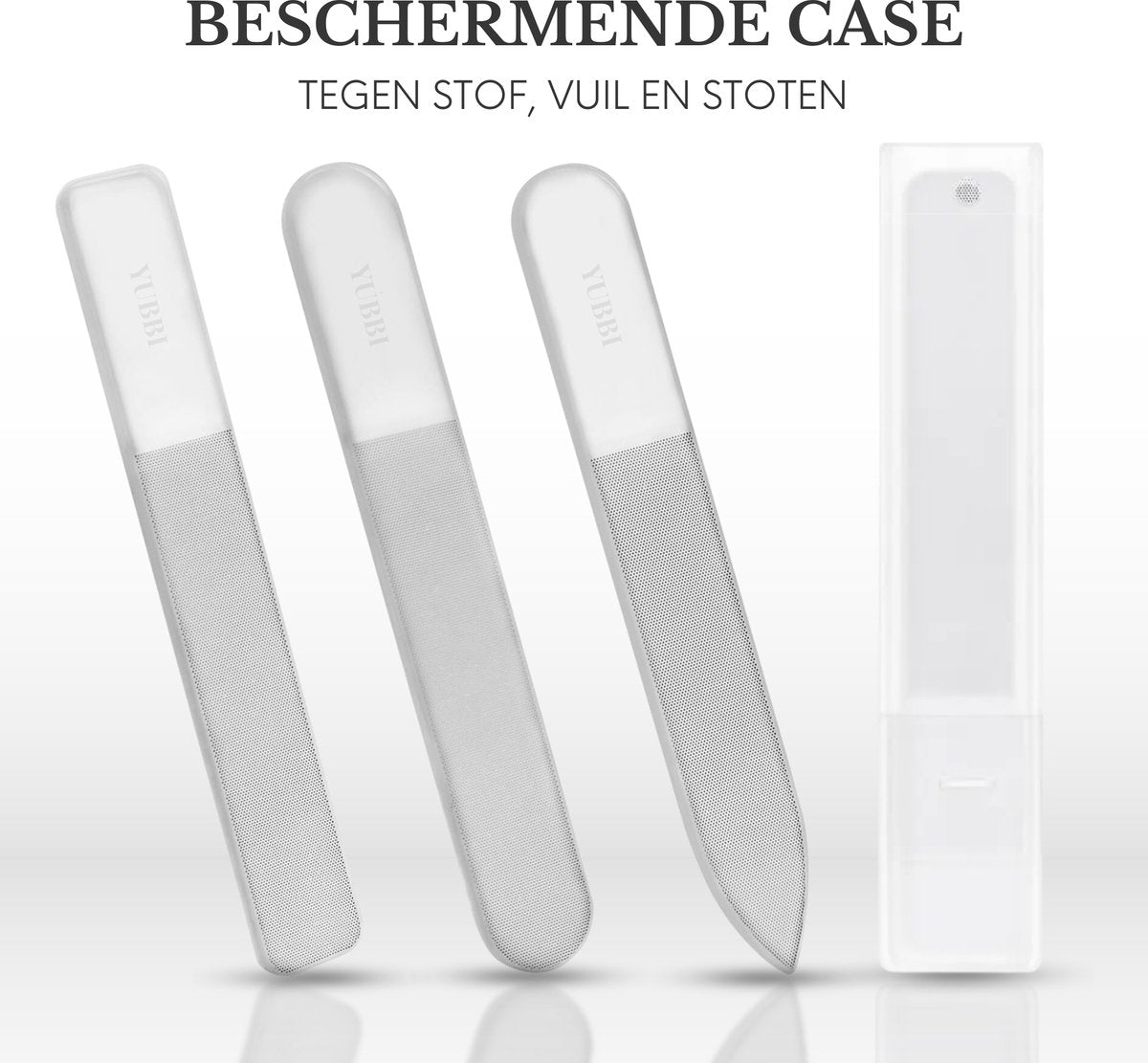 Nano Glas Nagelvijlen 3 Stuks