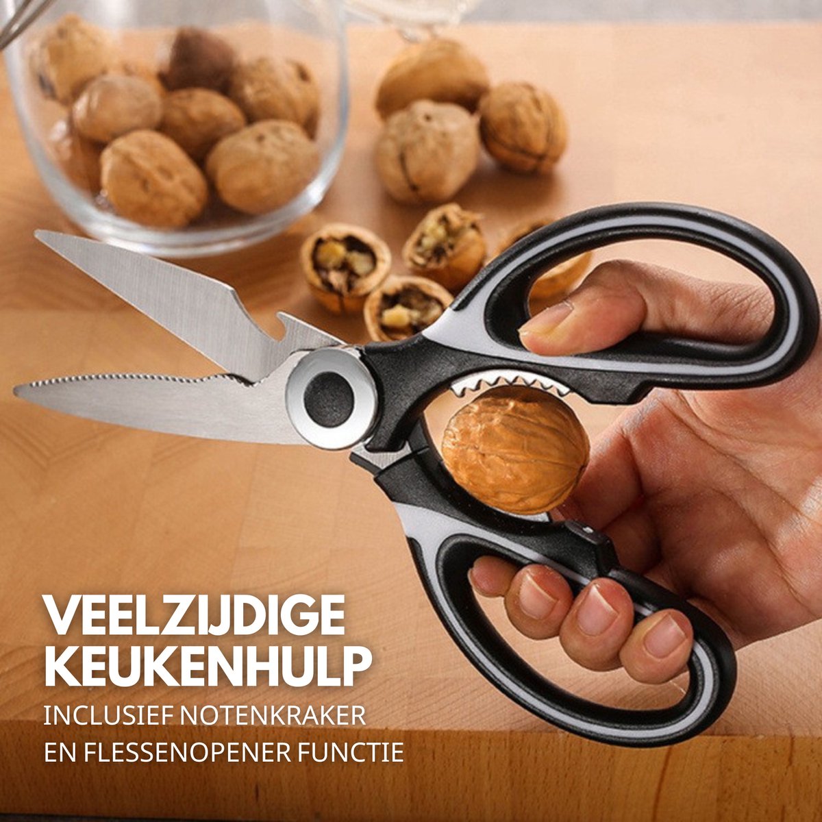 Professionele Keukenschaar Zwart