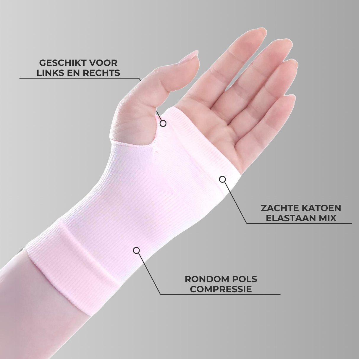 Pols Compressie Sleeve 2 Paar