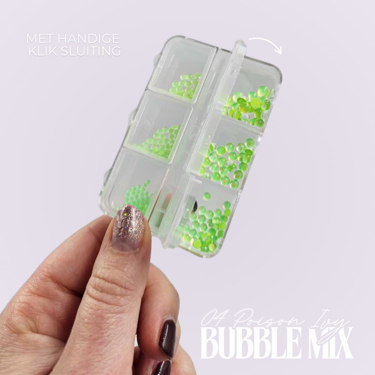 Nagel Glitter Art 2 Set Nr. 04 Poison Ivy