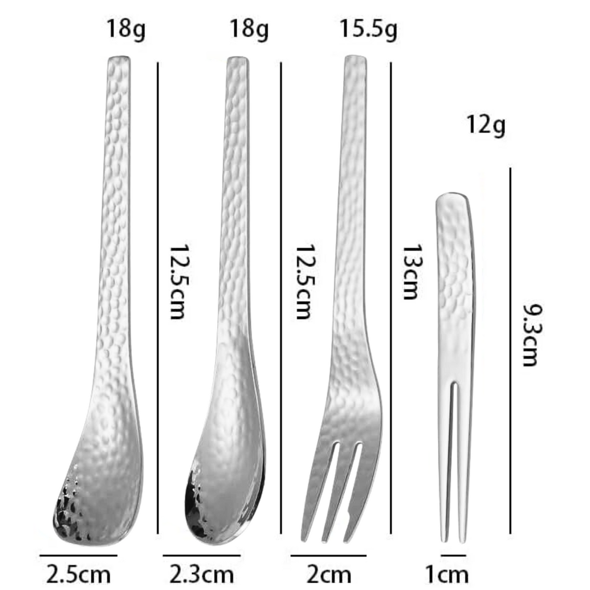 Dessert Lepel Set Zilver