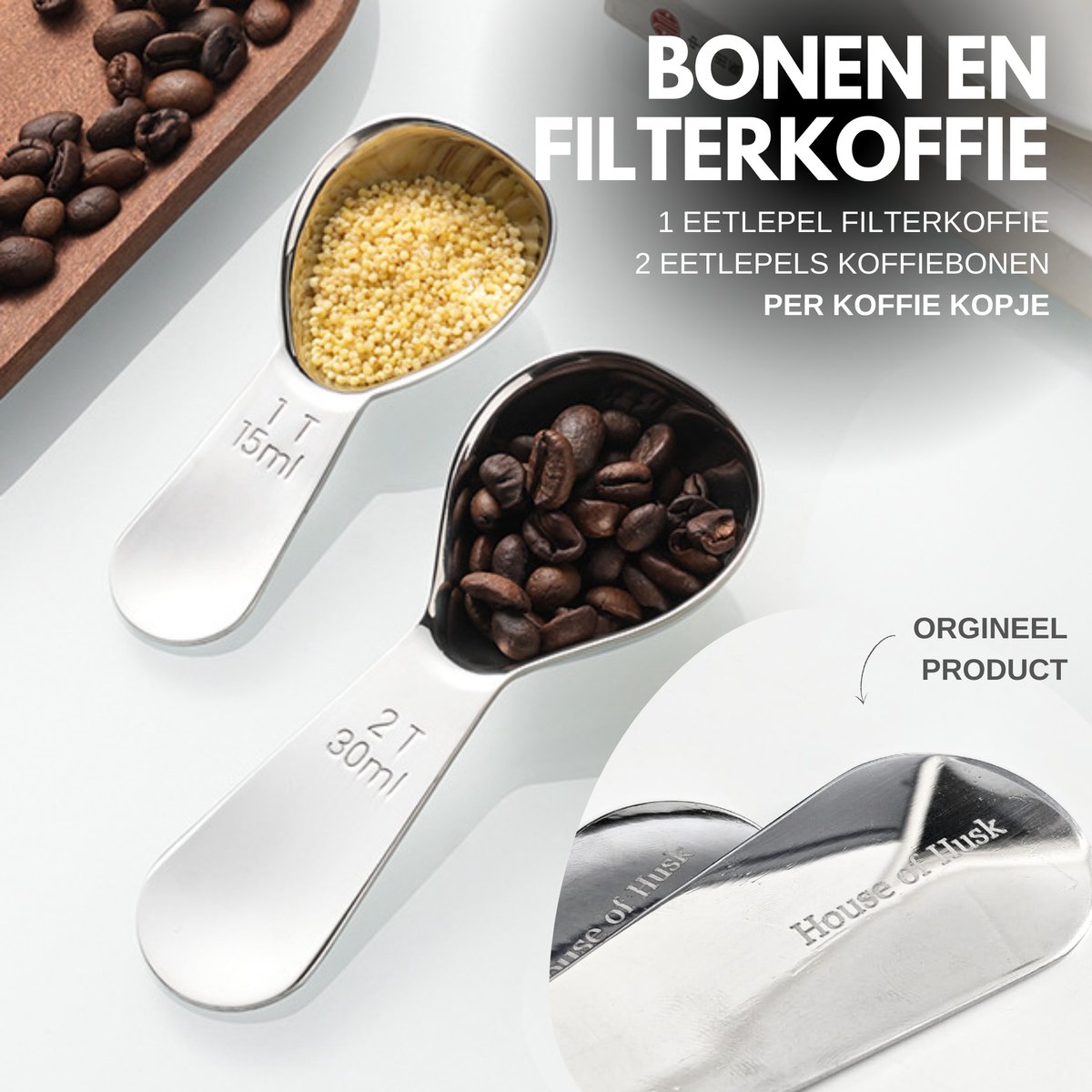 Koffie Maatlepel Set