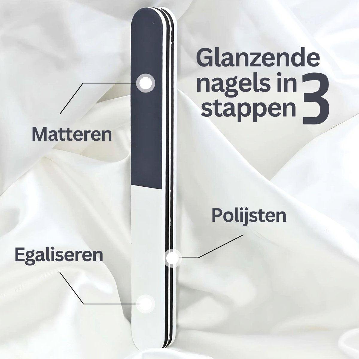 3-in-1 Polijstvijlen 50 Stuks