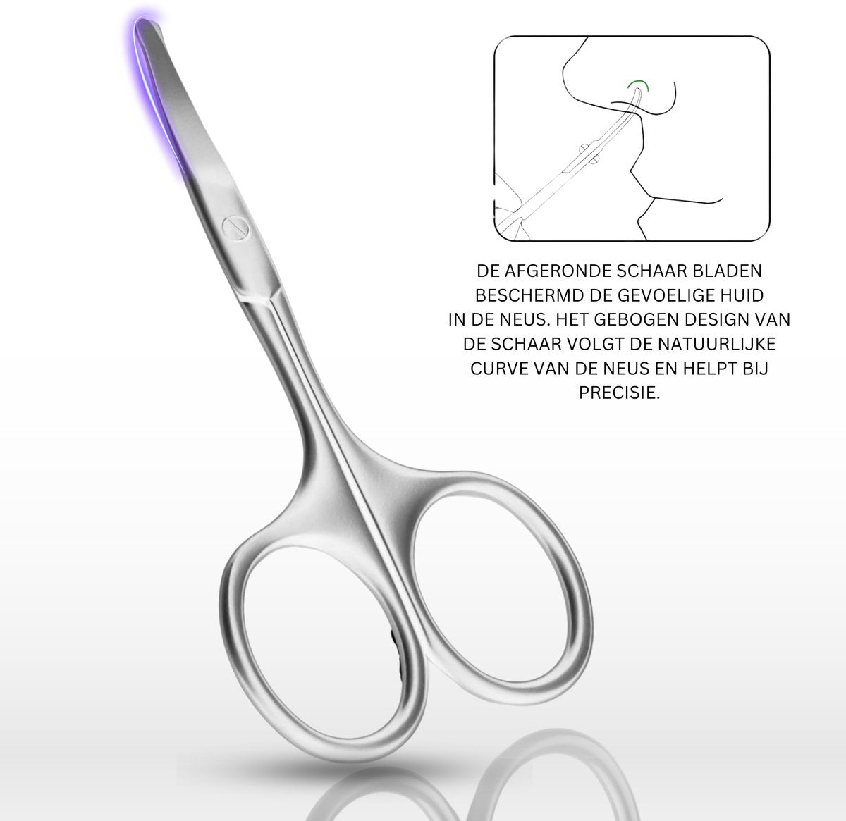 Neusschaartjes Zilver 2 Stuks