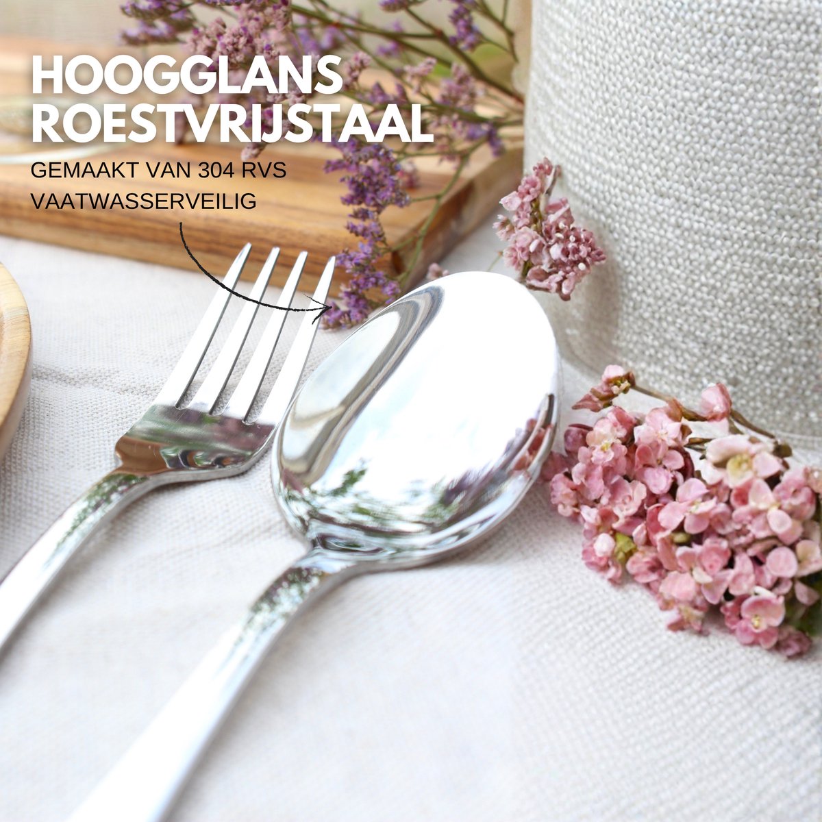 Tafellepels 20.3cm 8 Stuks Zilver