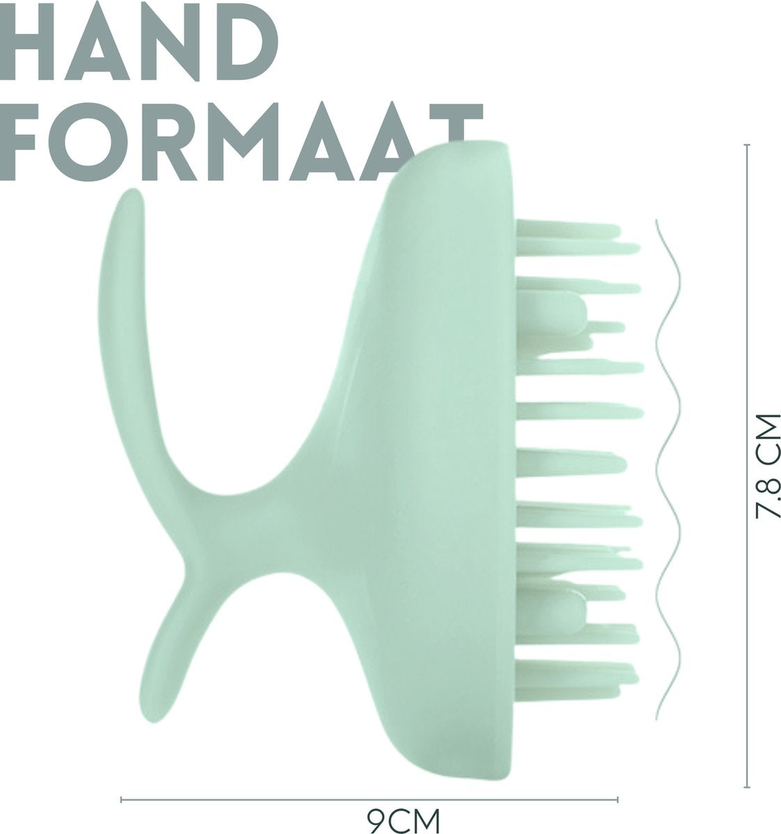 Haarborstel & Scalp Massager 1 Stuk