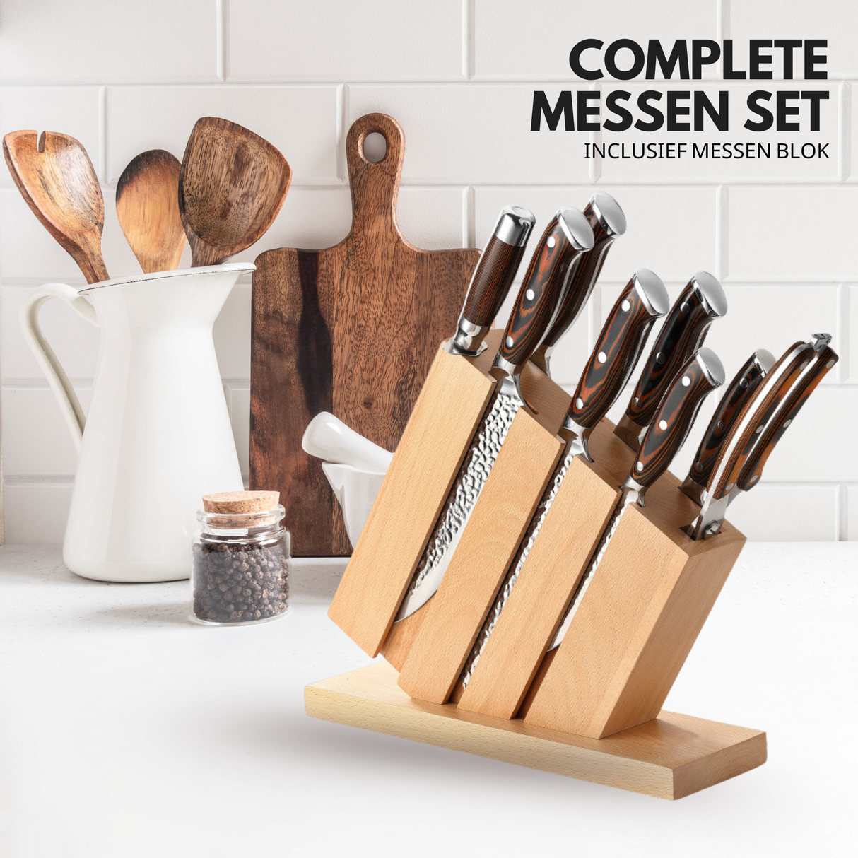 Messenblok met Messen