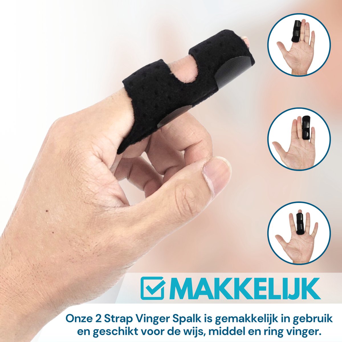 2 Straps Vingerspalk 1 Stuk