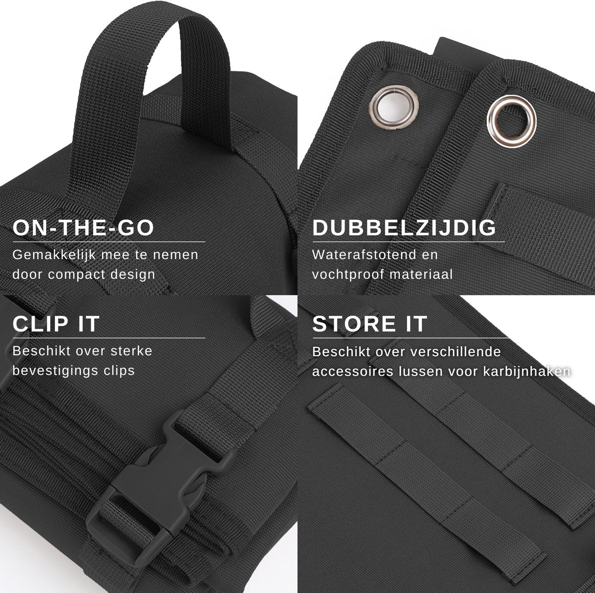 Camping Mat Opvouwbaar 75 x 200cm Zwart