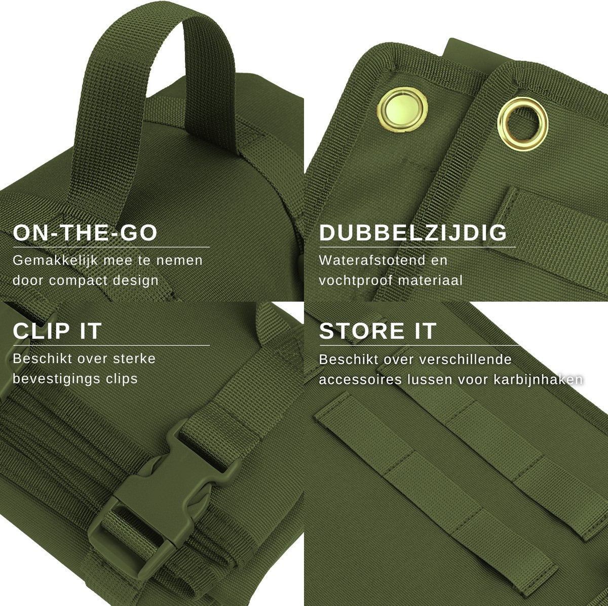 Camping Mat Opvouwbaar 75 x 200cm Donker Groen