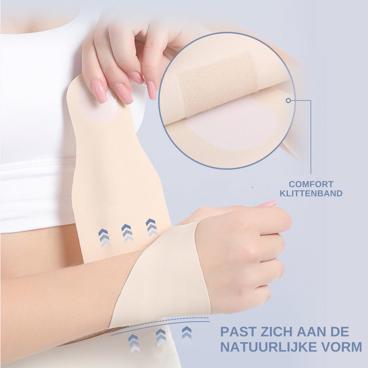 Wrist Wraps 1 Paar Beige