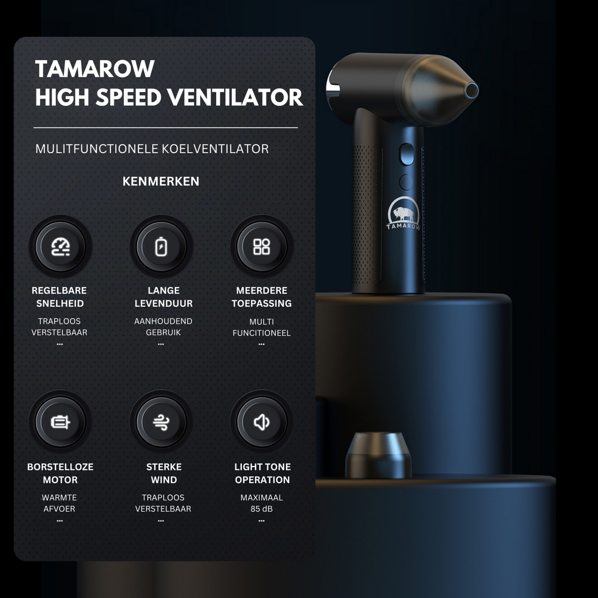 3-in-1 Ventilator Stofblazer