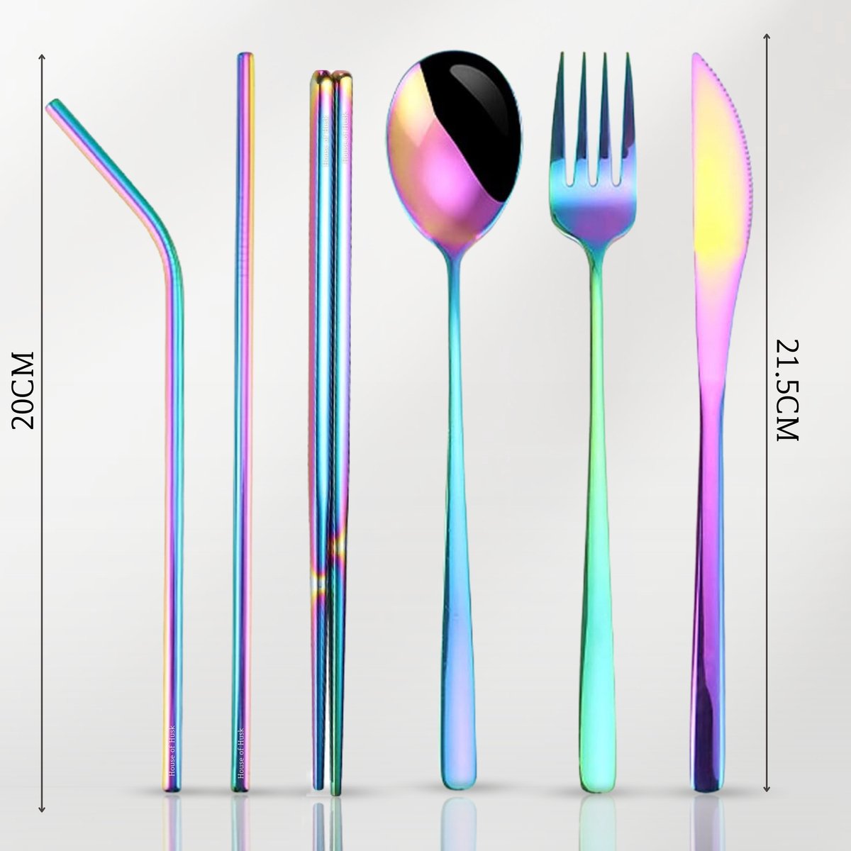 Reisbestek 7 Delig Multicolour