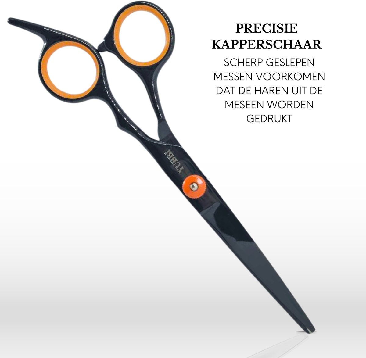 Kappersscharen Set 9-delig Zwart Oranje