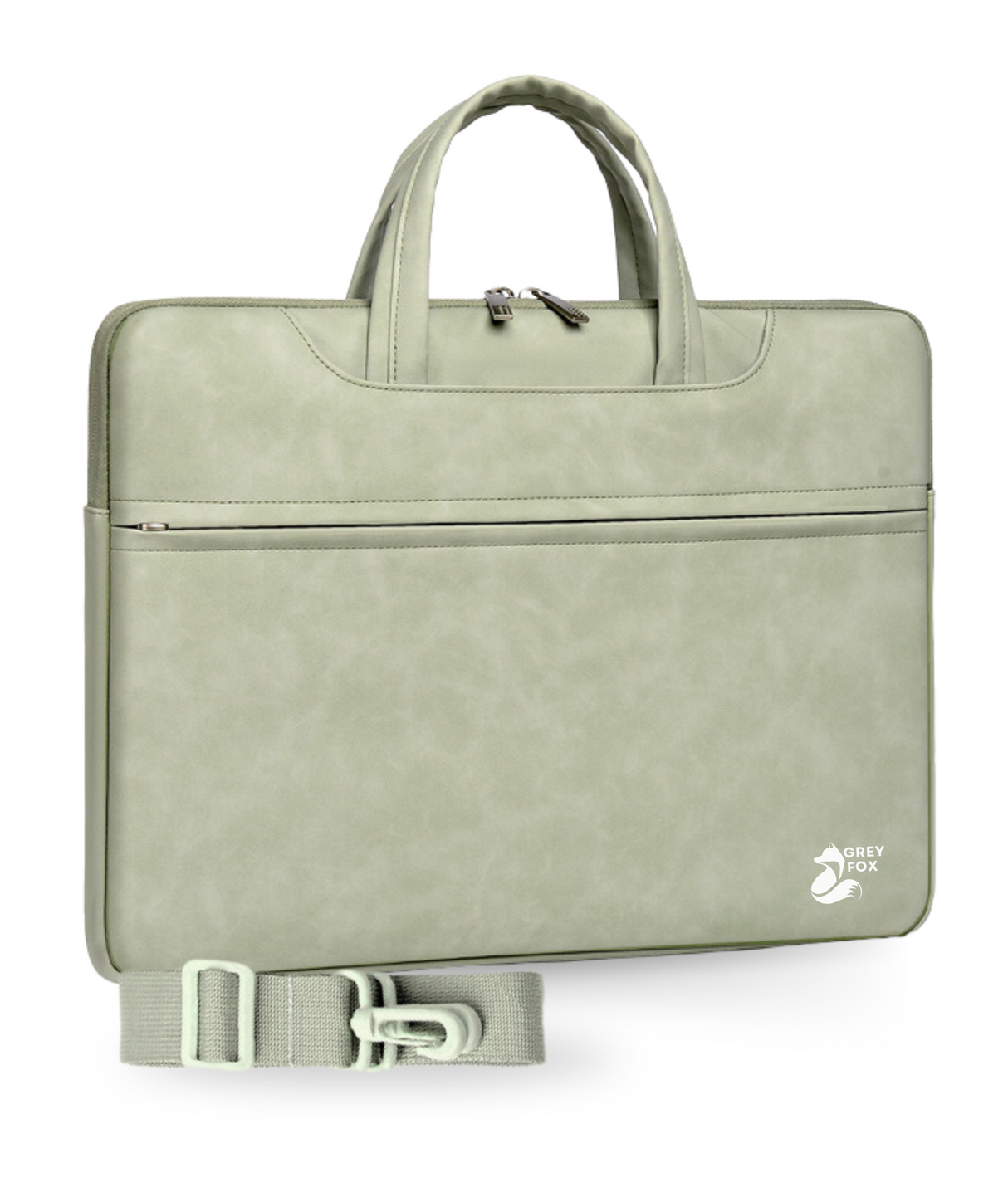 PU Leren Laptophoes Groen