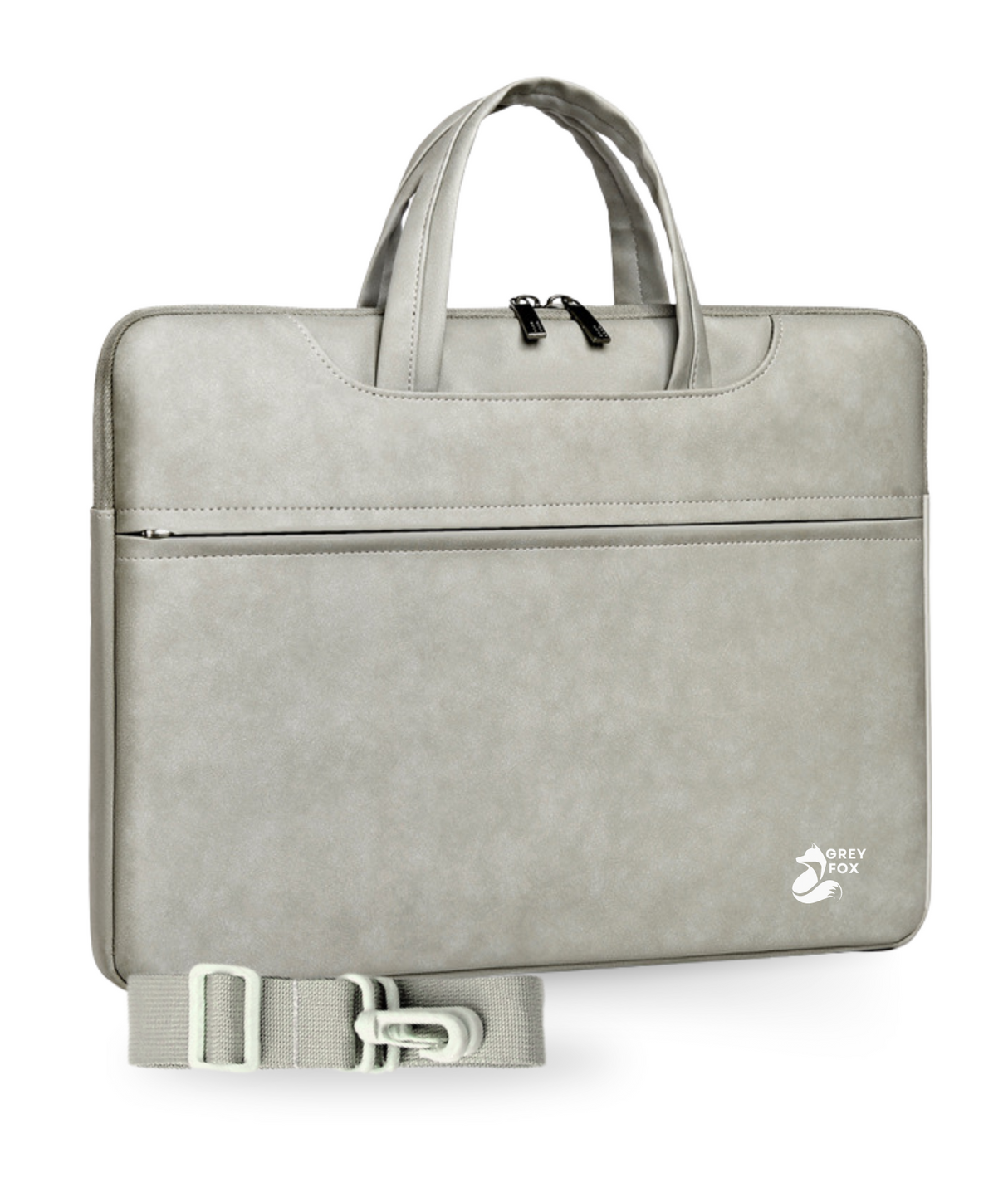 PU Leren Laptophoes Beige