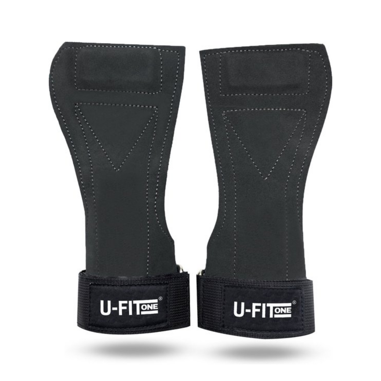Leren Lifting Straps Zwart