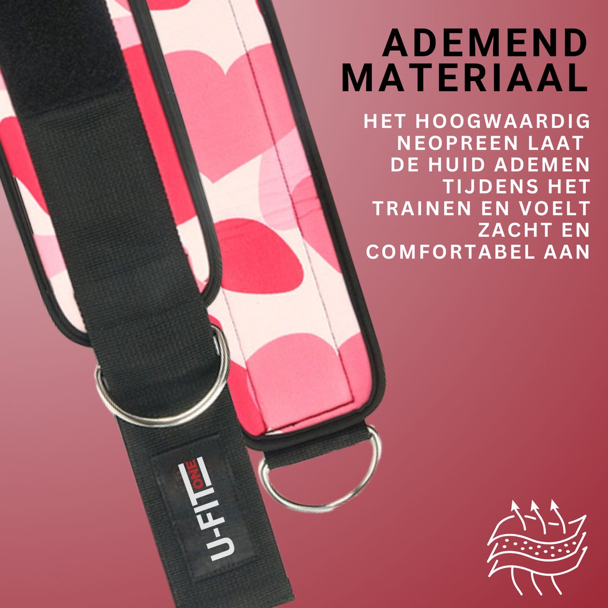 Ankle Straps Camouflage Roze