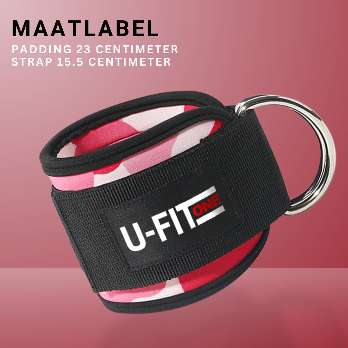 Ankle Straps Camouflage Roze