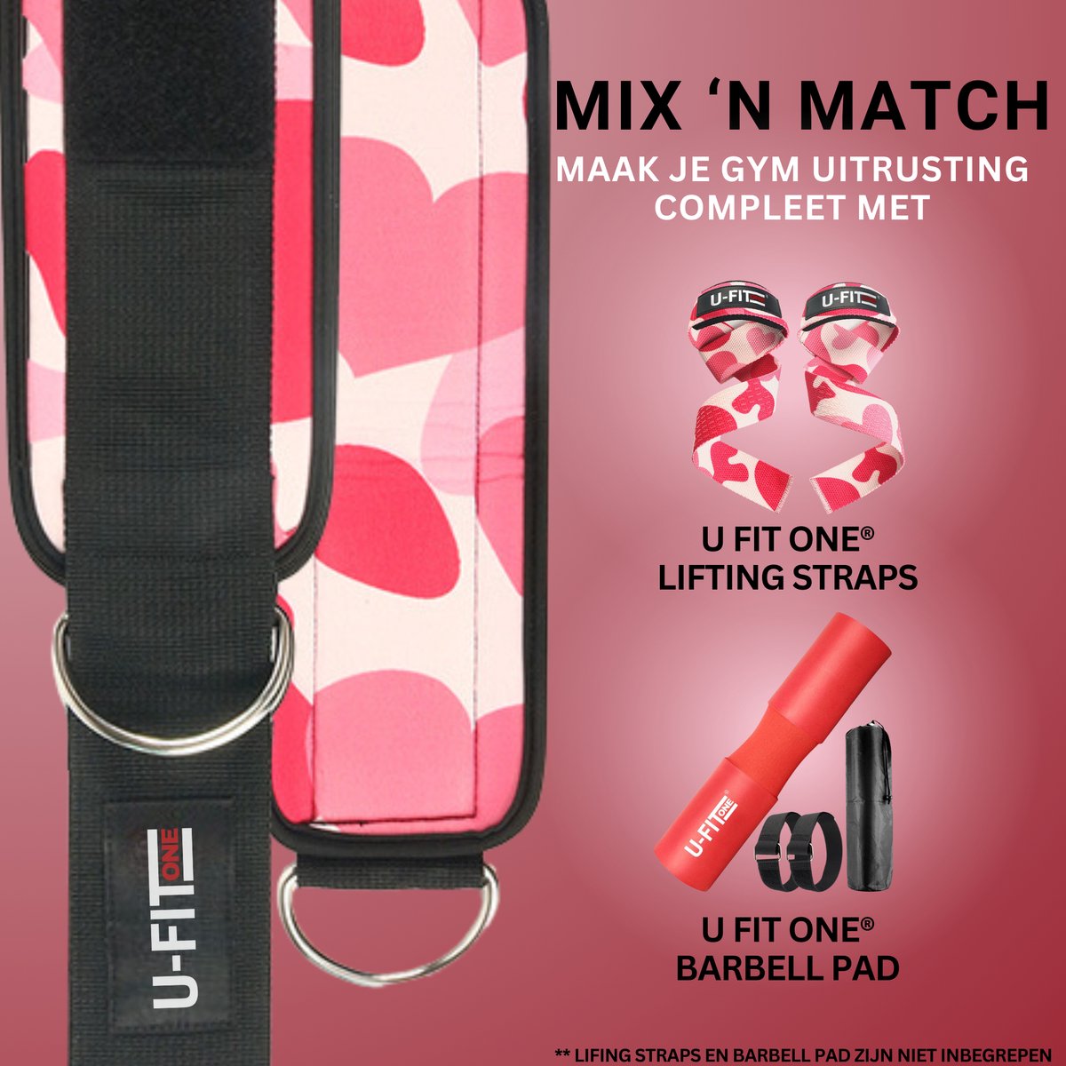 Ankle Straps Camouflage Roze