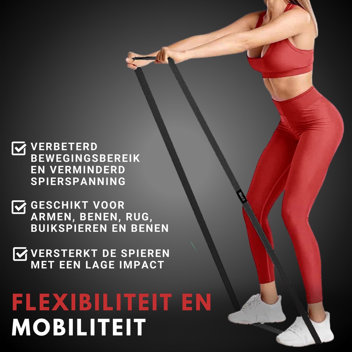 Long Stoffen Resistance Band Set