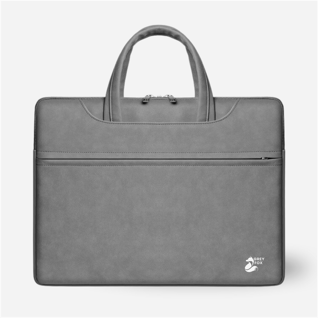 PU Leren Laptophoes Grijs