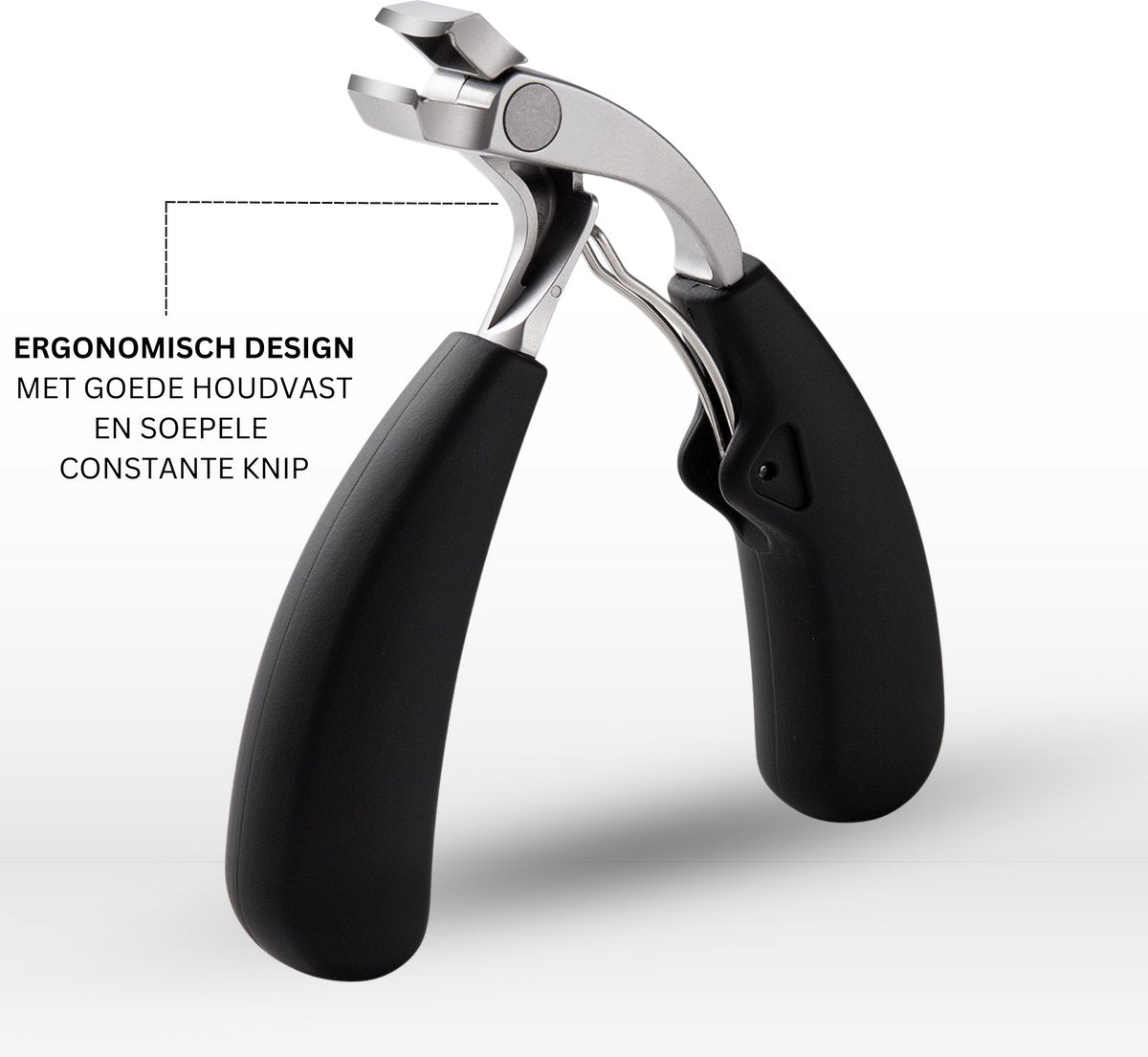 Gebogen Nageltang Zilver