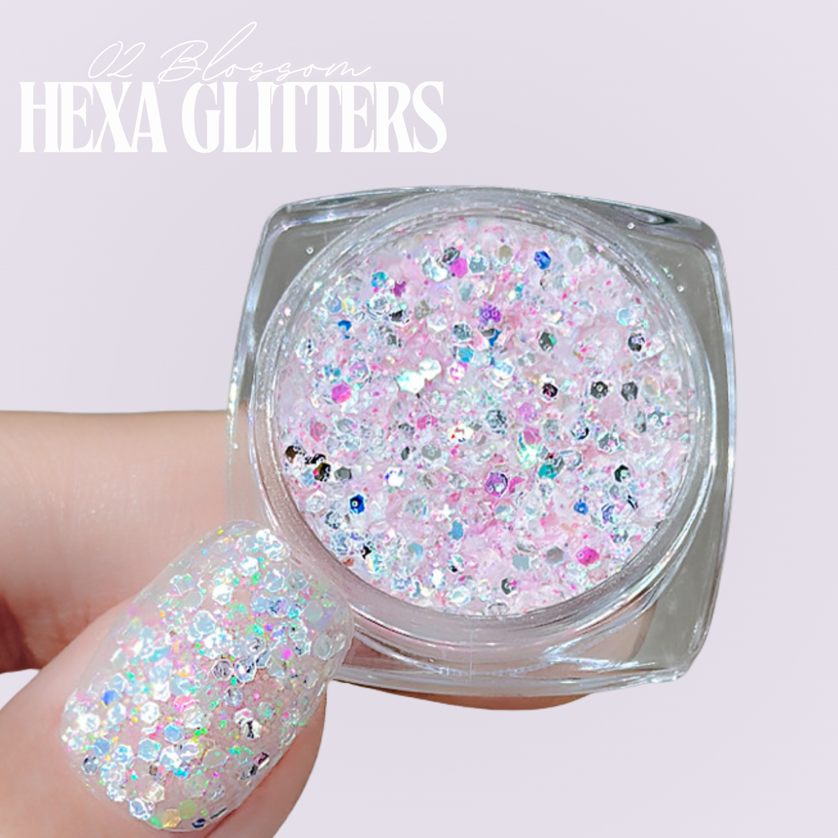 Hexa Glitter Set 12 Stuks