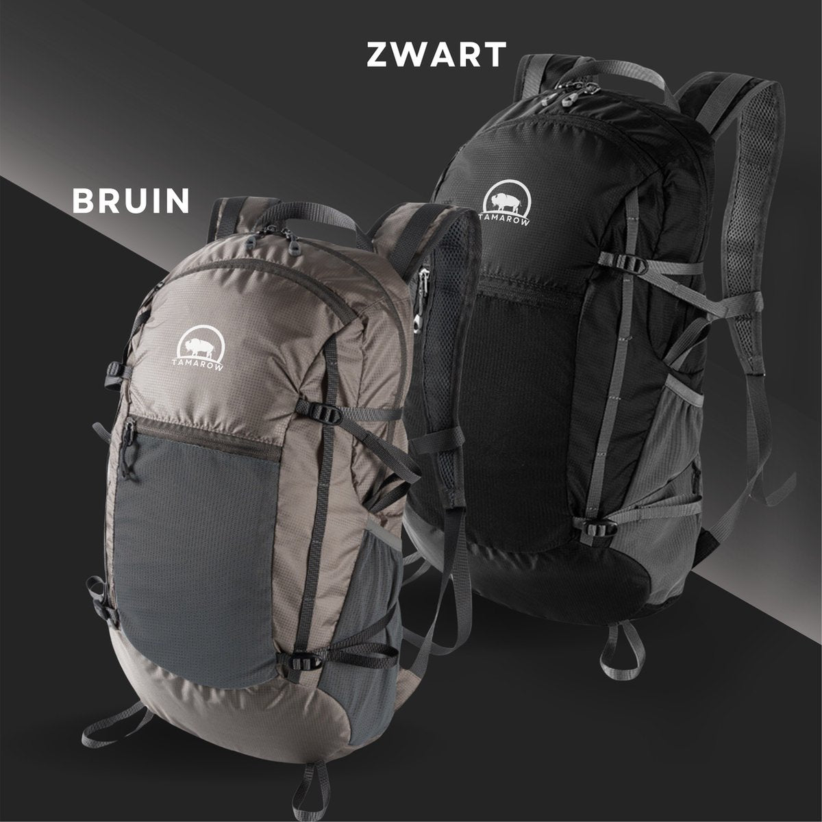 Opvouwbare Rugtas 28 Liter Zwart