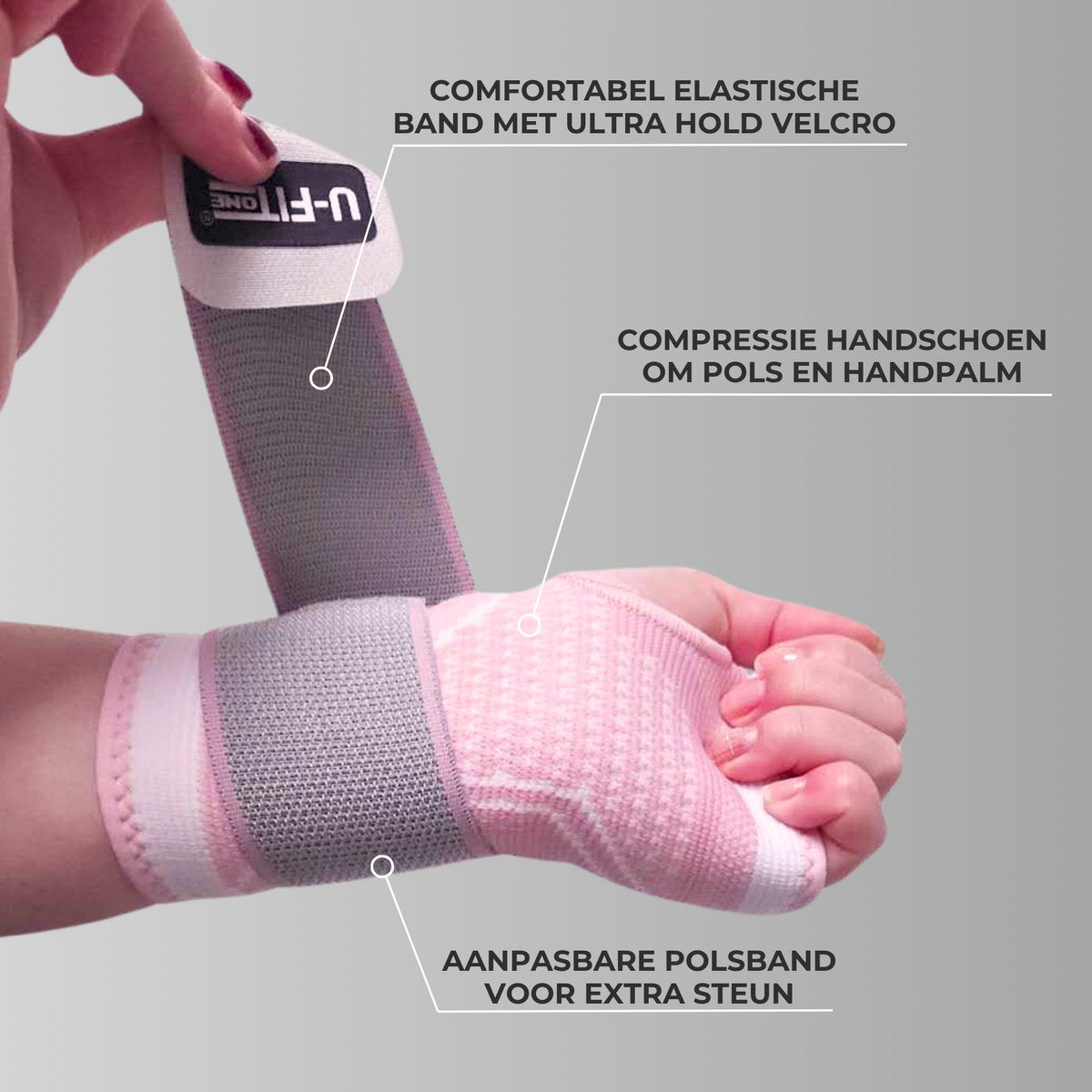 Pols Brace Roze 1 Paar