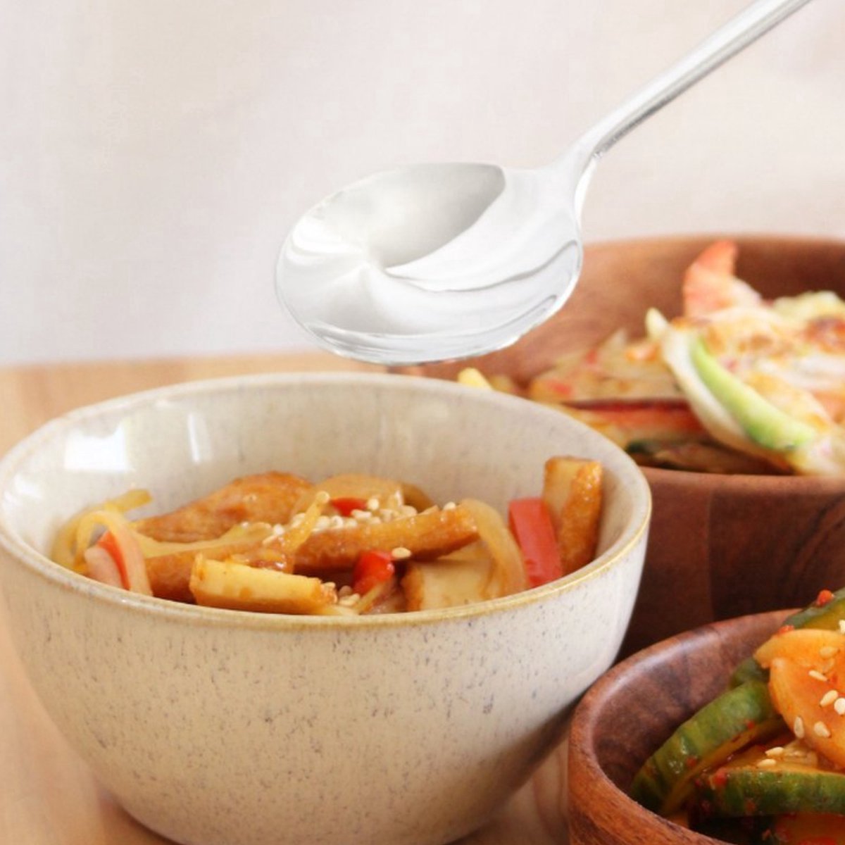 Koreaanse Eetlepel 5 Stuks Zilver