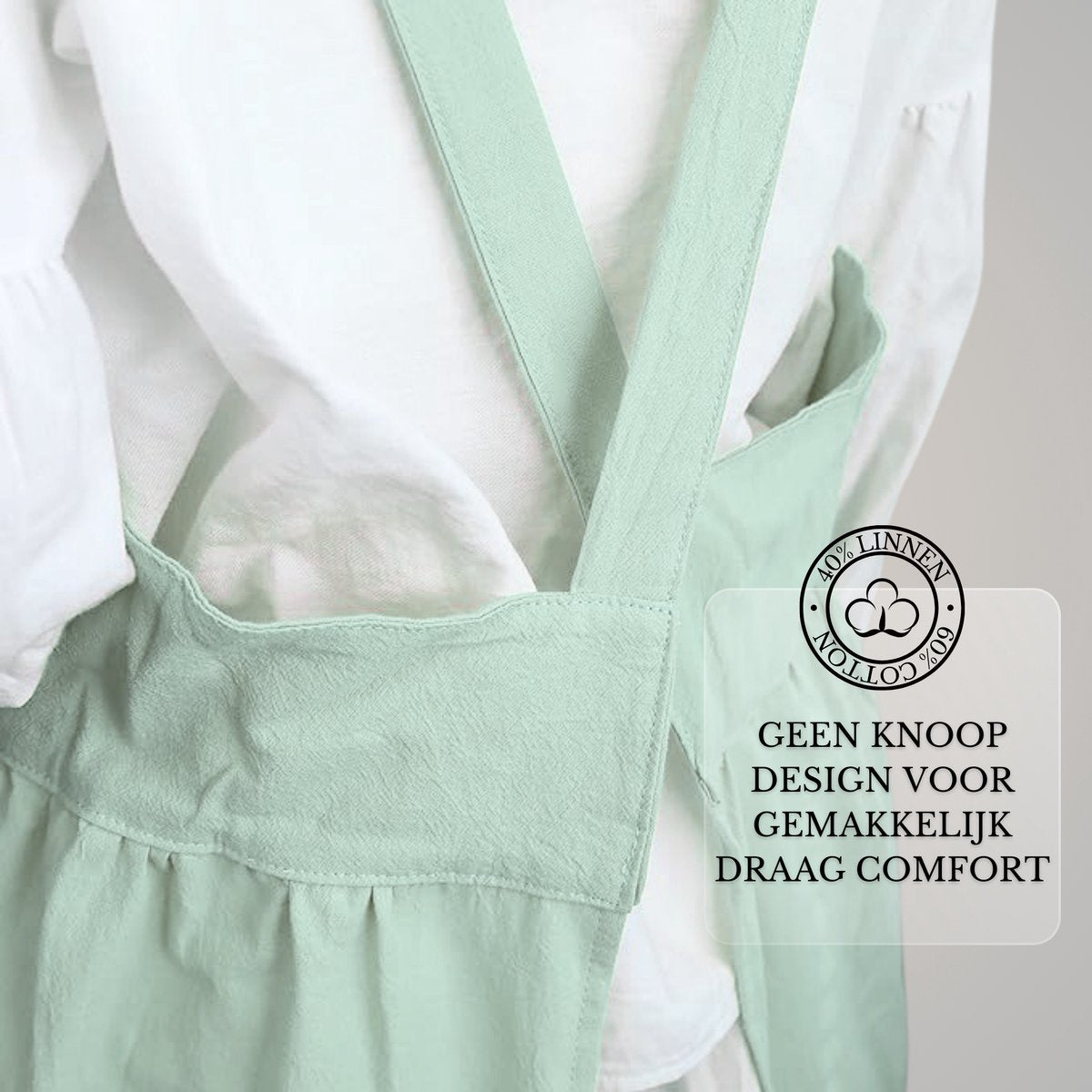 Keukenschort 'Lyssa' Mint Groen