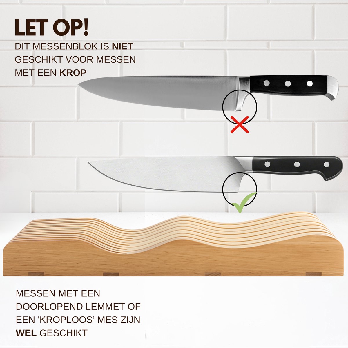 Messenblok voor Lade Klein