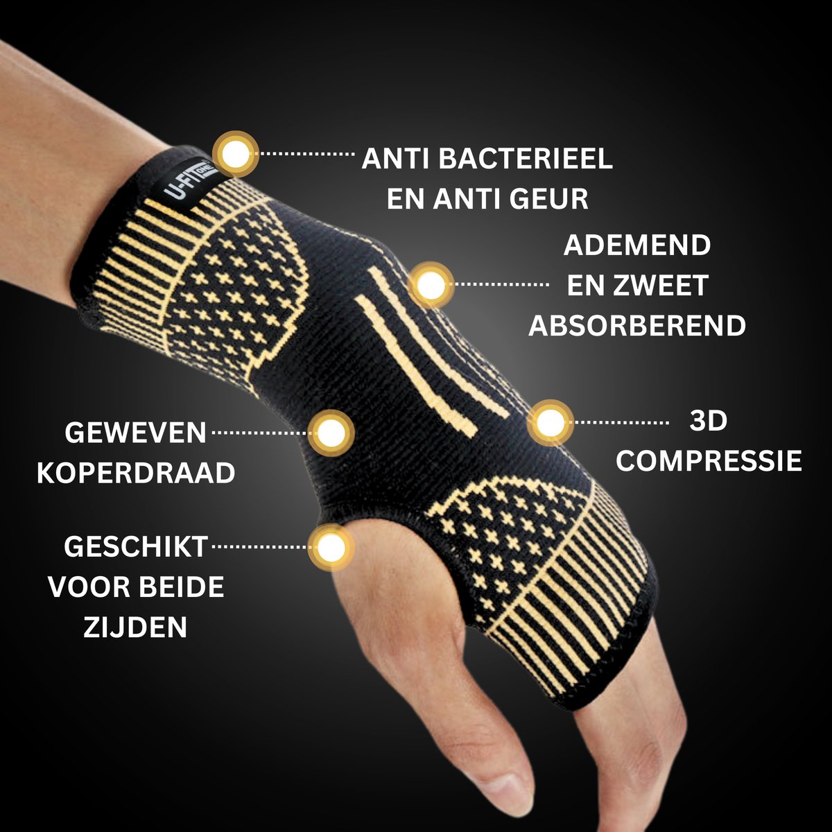 Pols Brace Copper 1 Paar