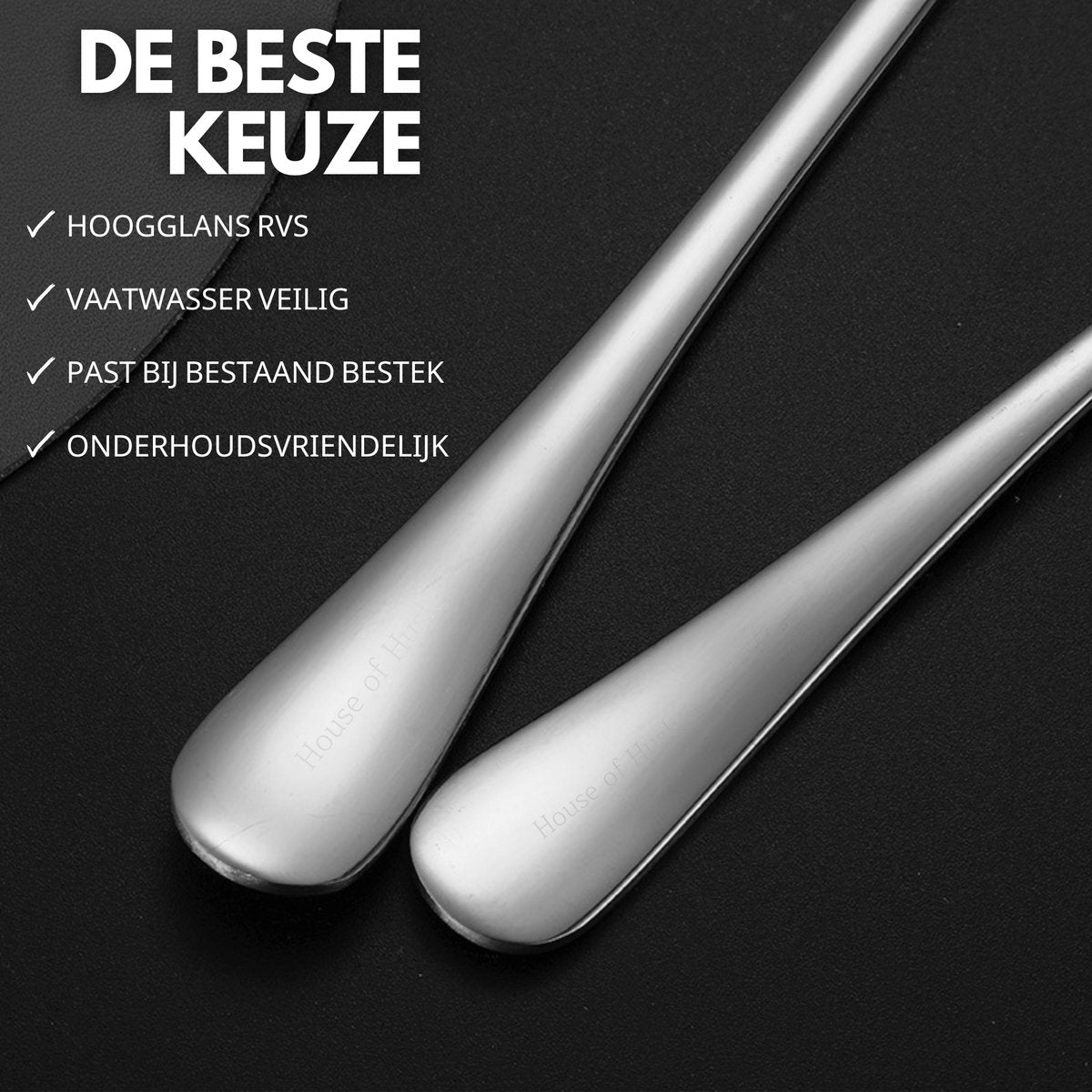 Soeplepel Mix Set 22.3cm - Ø7cm Zilver